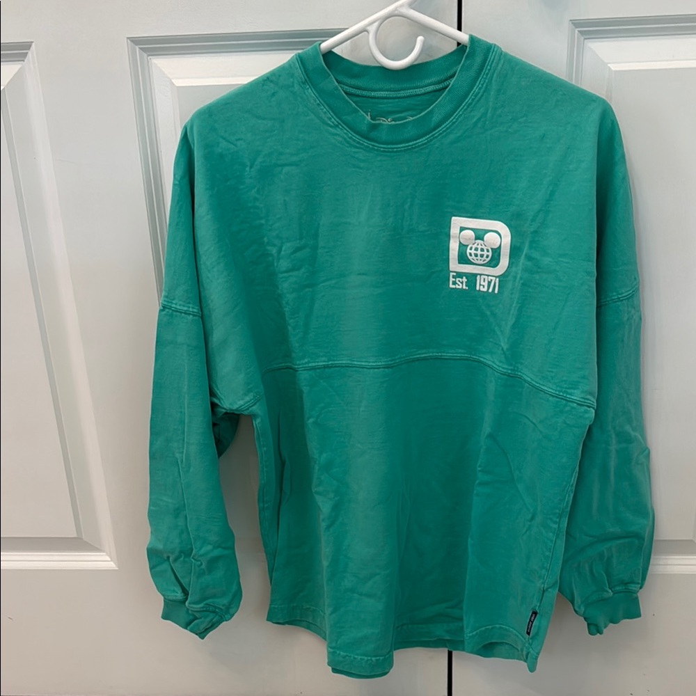 Disney Green Oversized Long Sleeve Sweatshirt